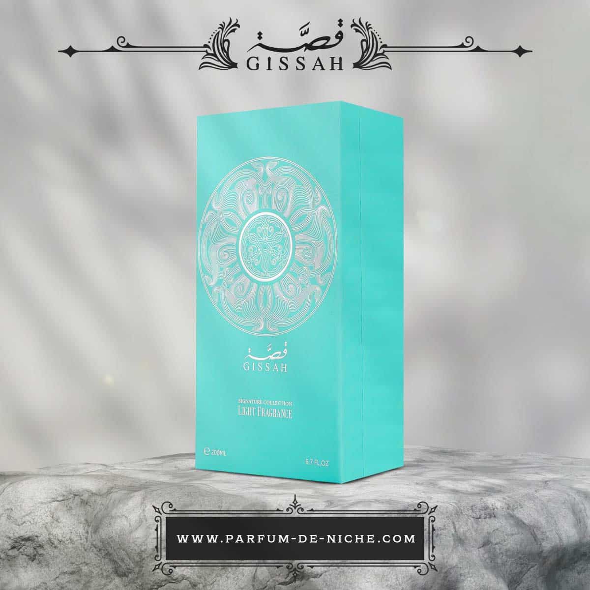 boite Capri de Gissah - Perfume nicho mixto fresco, marino y amaderado - 200 ml
