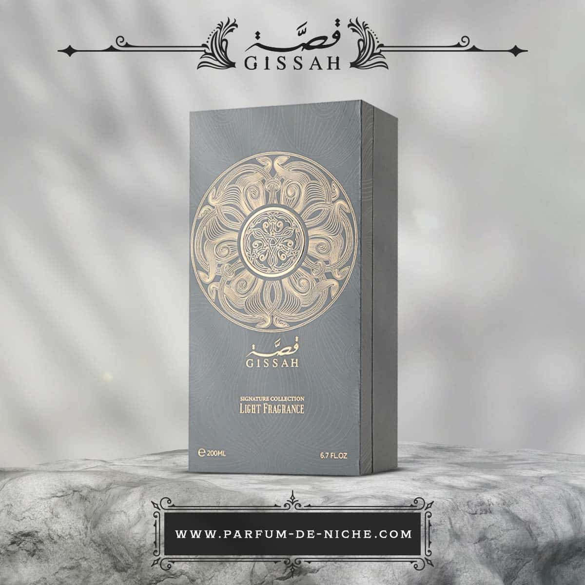 Caja Imperial Valley de Gissah - Fragancia nicho mezcla de oud, cuero y vetiver