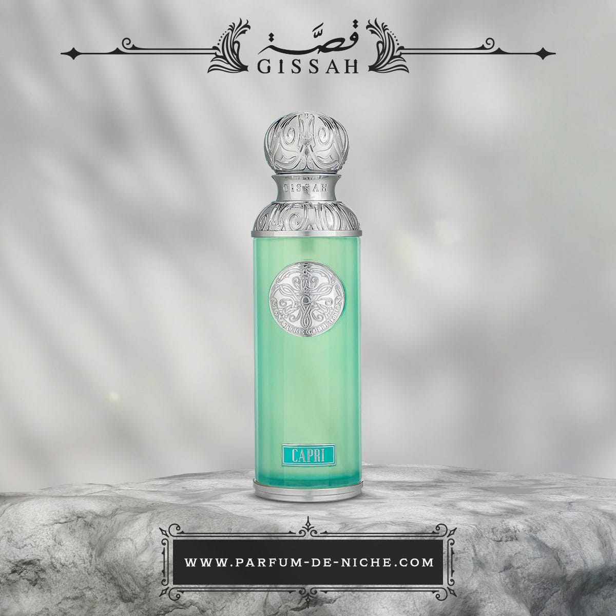 Capri de Gissah - Fragancia nicho mixta fresca, marina y amaderada - 200 ml